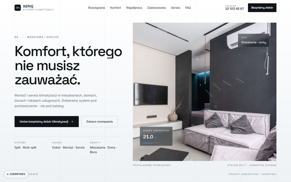 AERIQ - cover realizacji.